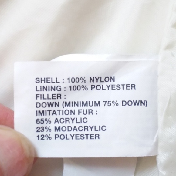 Cream Down Hooded Gap Vest - Picture 8 of 8